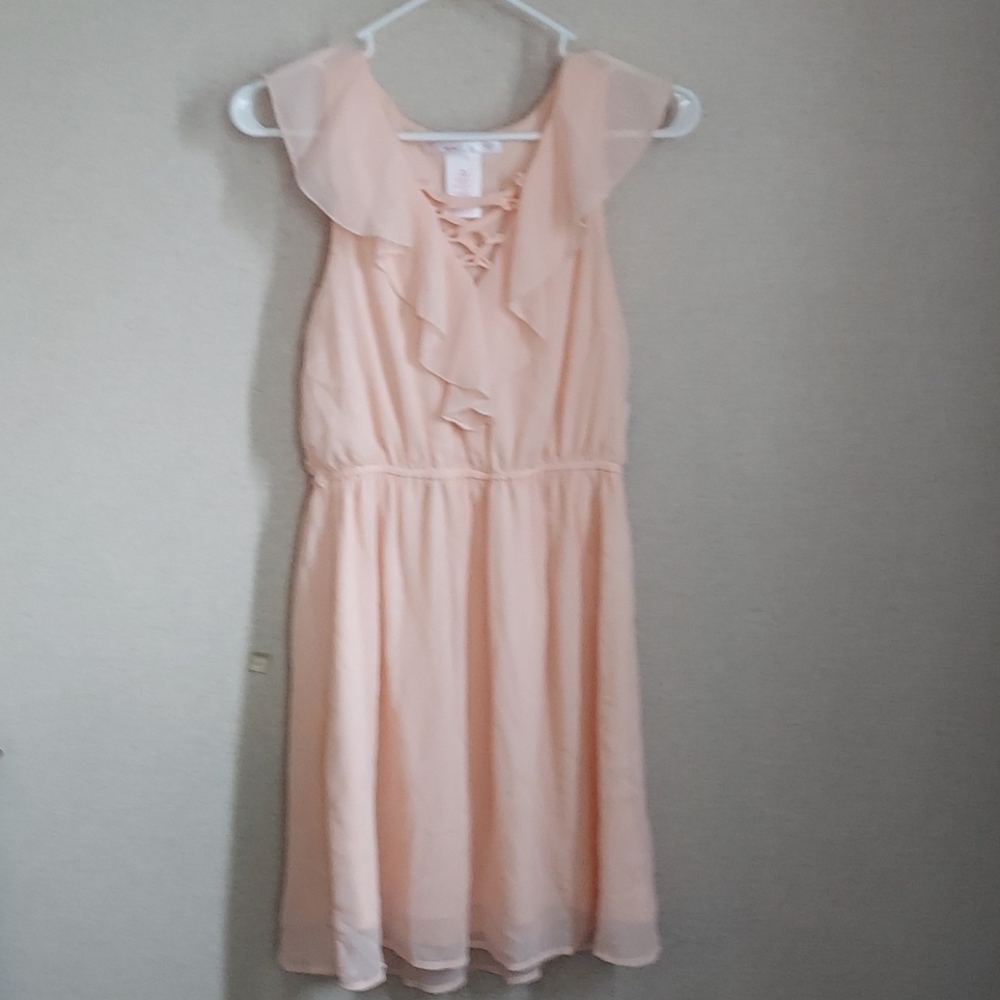 NWT 🍋No Boundaries Peach Dress